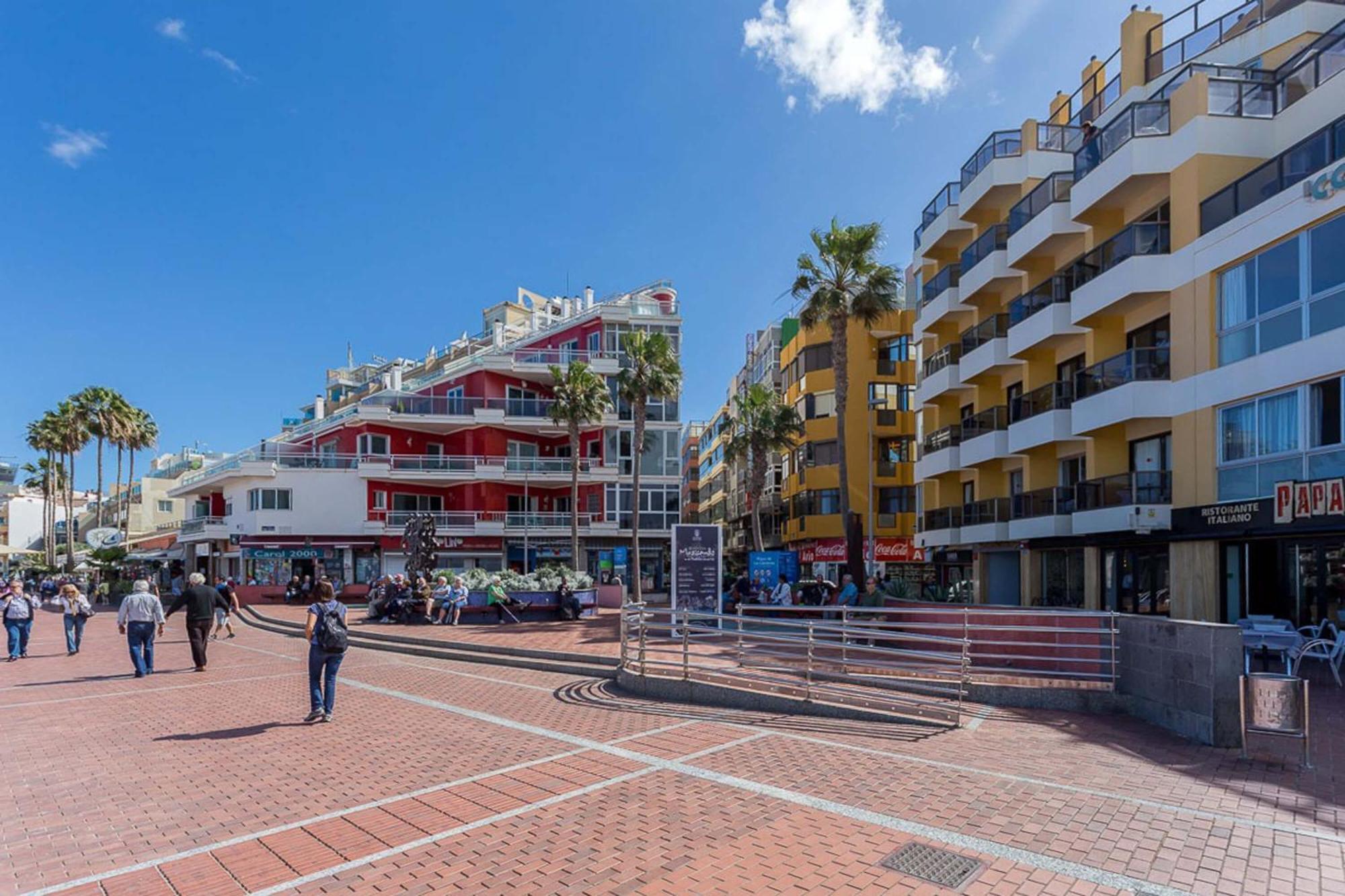 Estudio Con Balcon Playa Las Canteras Las Palmas de Gran Canaria Exteriér fotografie